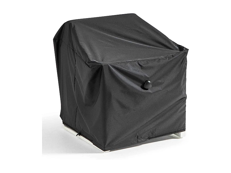 Housse de fauteuil de jardin noire 75 x 75 x 60 cm