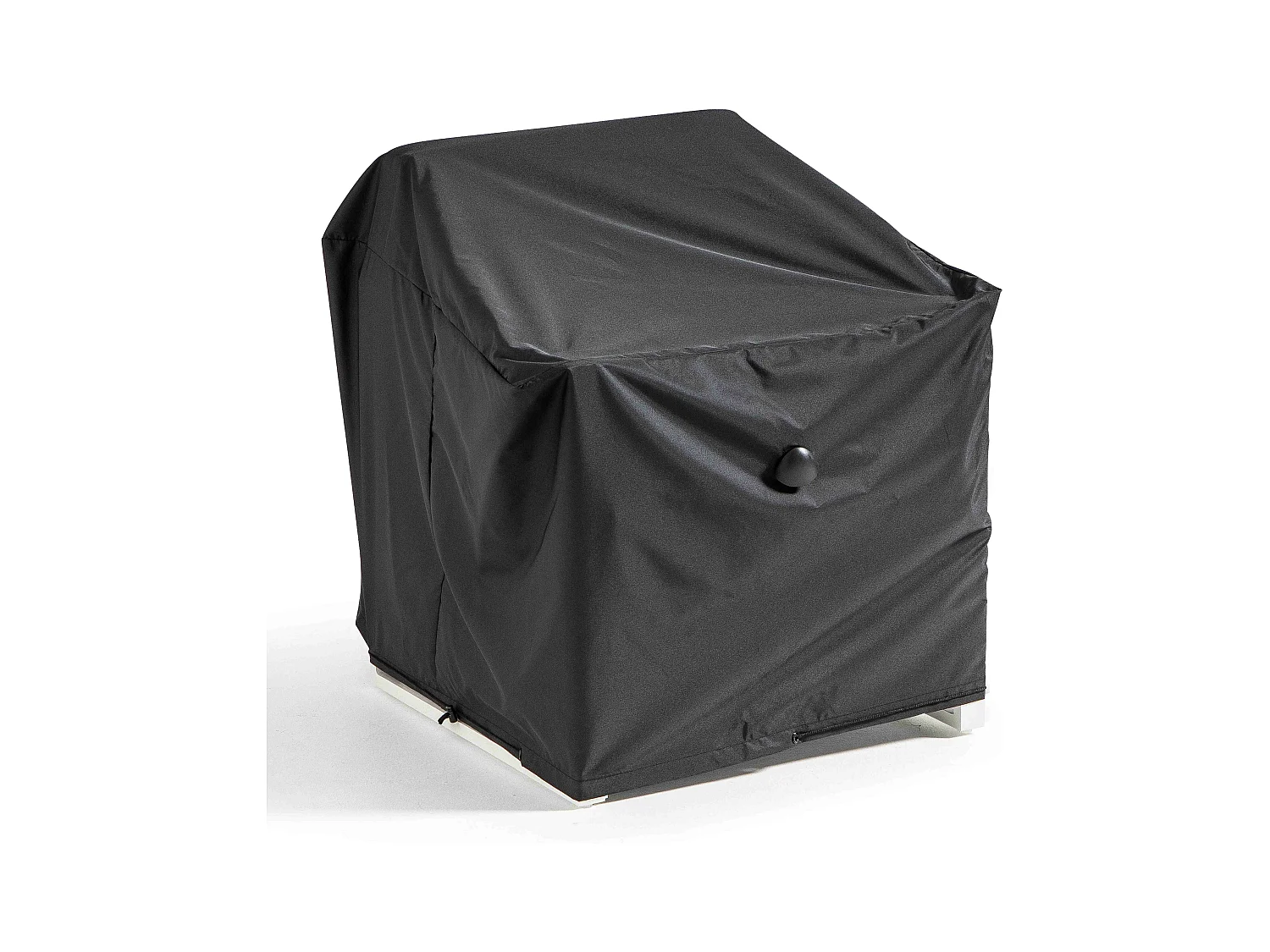 Housse de fauteuil de jardin noire 75 x 75 x 60 cm