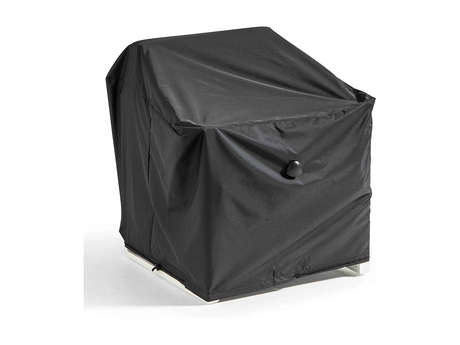 Zwarte tuinstoelhoes 75 x 75 x 60 cm