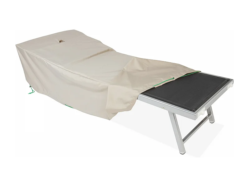 Housse bain de soleil 200 x 75 cm taupe - Cov'Up