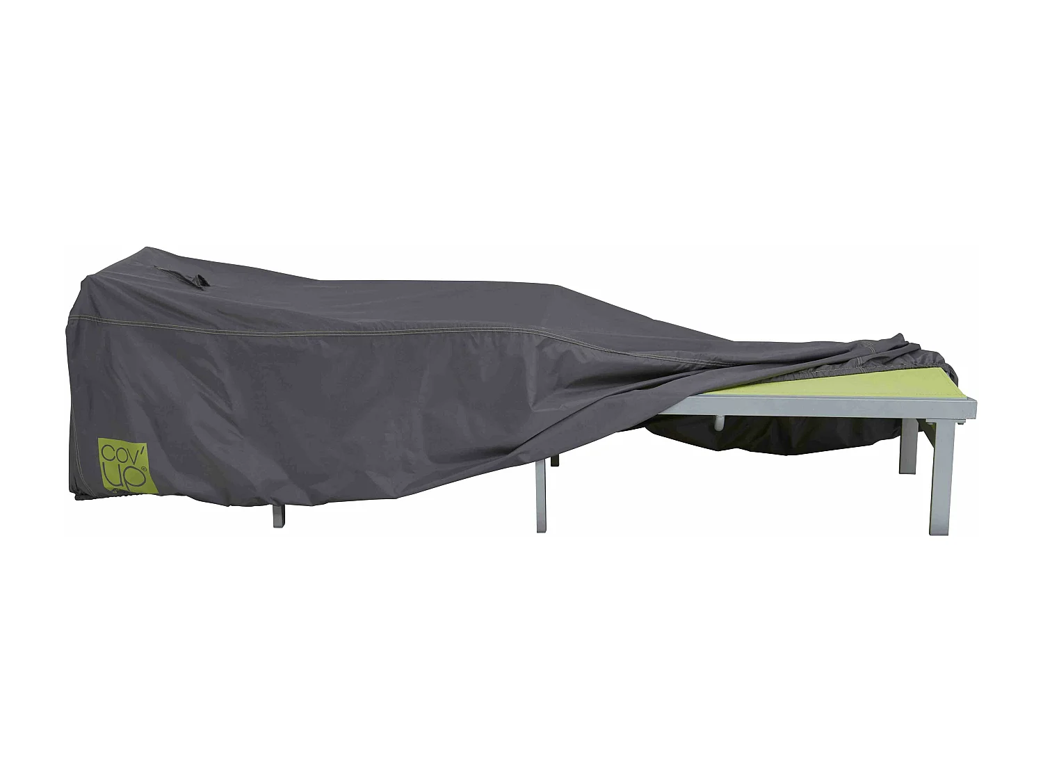 Housse de transat et bain de soleil polyester gris - Cov'Up