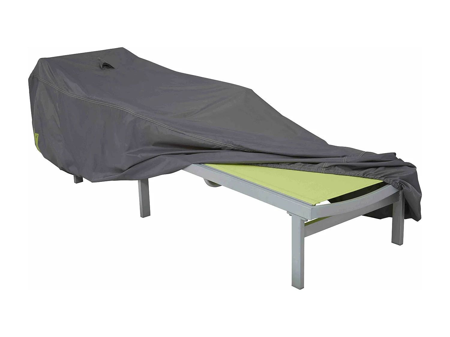 Housse de transat et bain de soleil polyester gris - Cov'Up