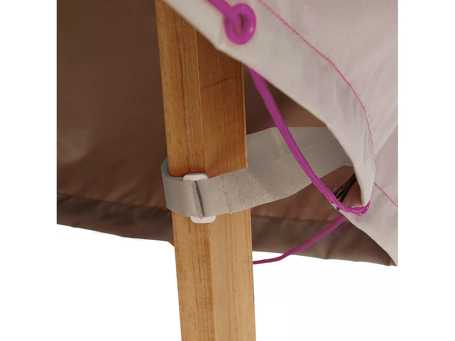Housse de protection parasol déporté 240 cm taupe