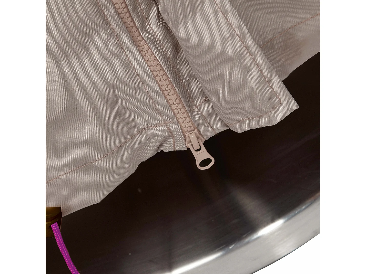 Housse de protection parasol déporté 240 cm taupe