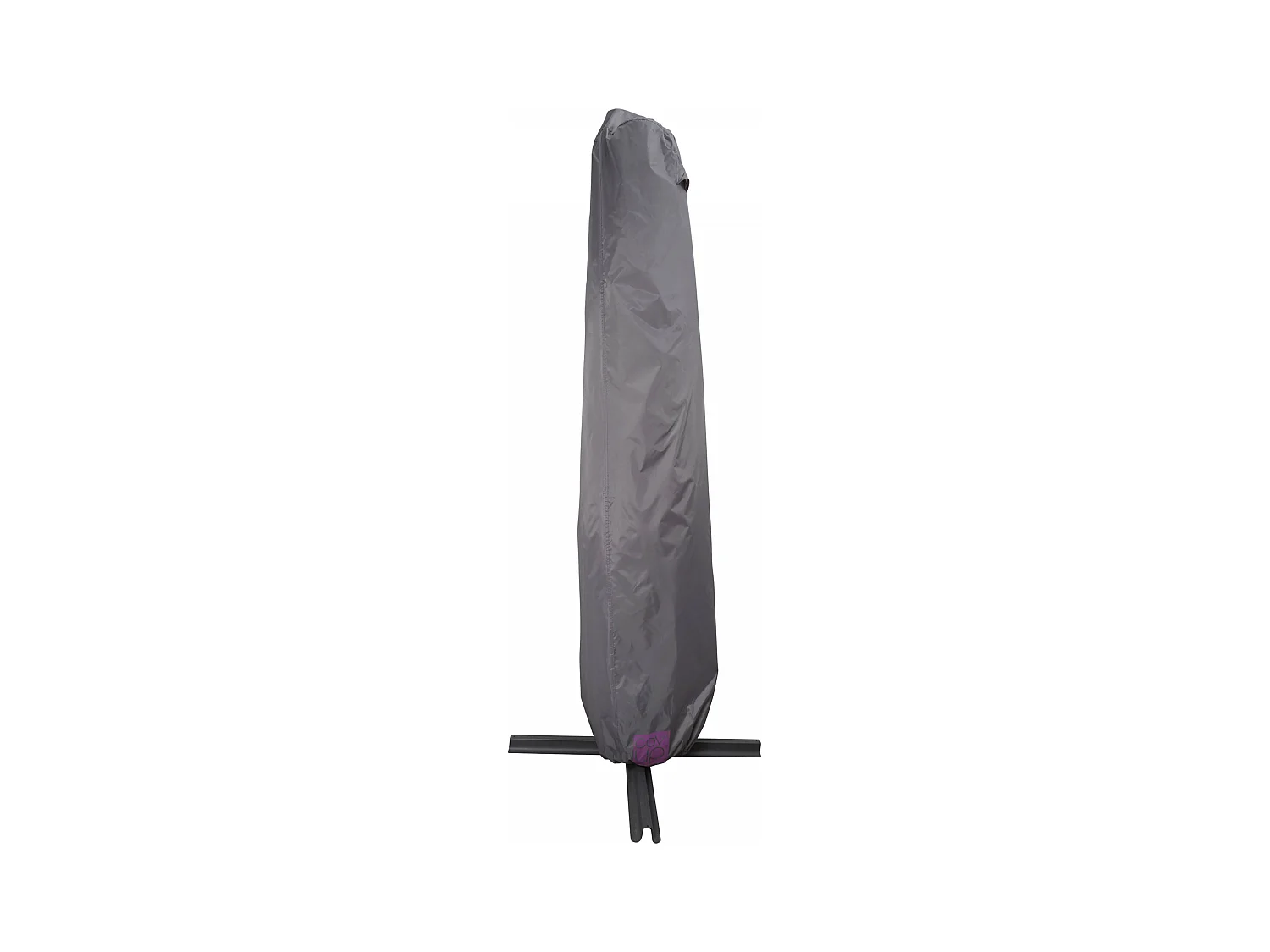 Housse de parasol déporté 230 x 45 cm gris