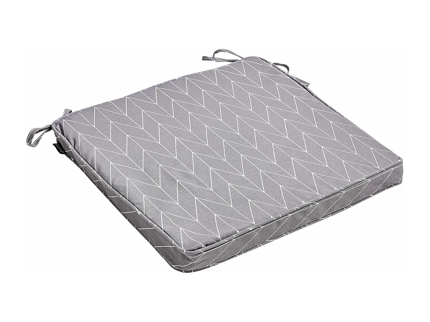 Lot de 4 galettes de chaise polyester apache 40x40x3 cm