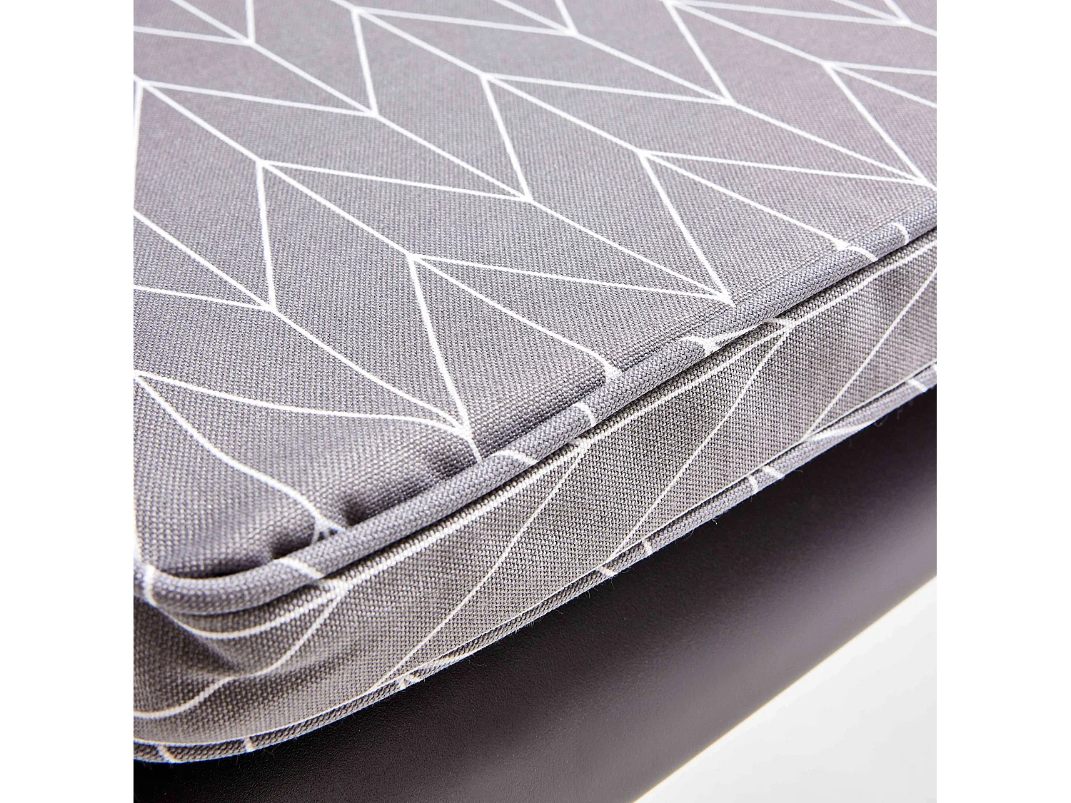 Lot de 4 galettes de chaise polyester apache 40x40x3 cm