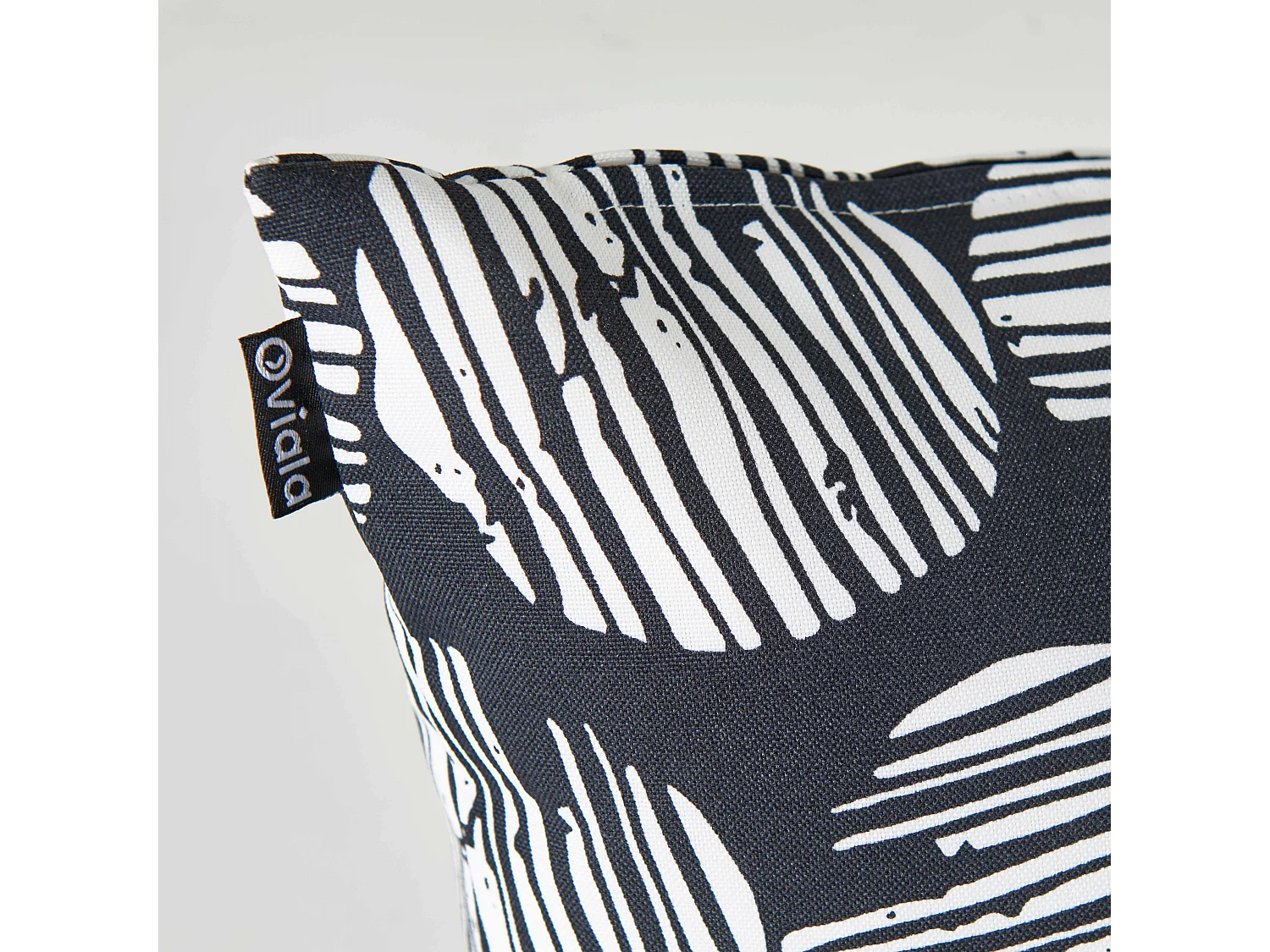 Lot de 2 coussins carrés polyester maasai 45x45x8 cm