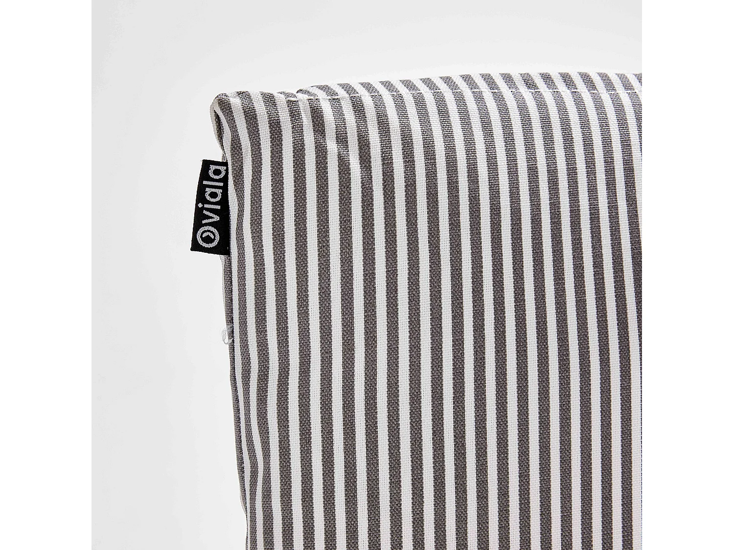 Lot de 2 coussins carrés polyester linea gris 45x45x8 cm