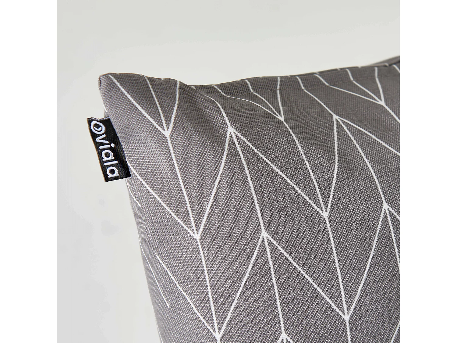 Lot de 2 coussins carrés polyester apache 45x45x8 cm