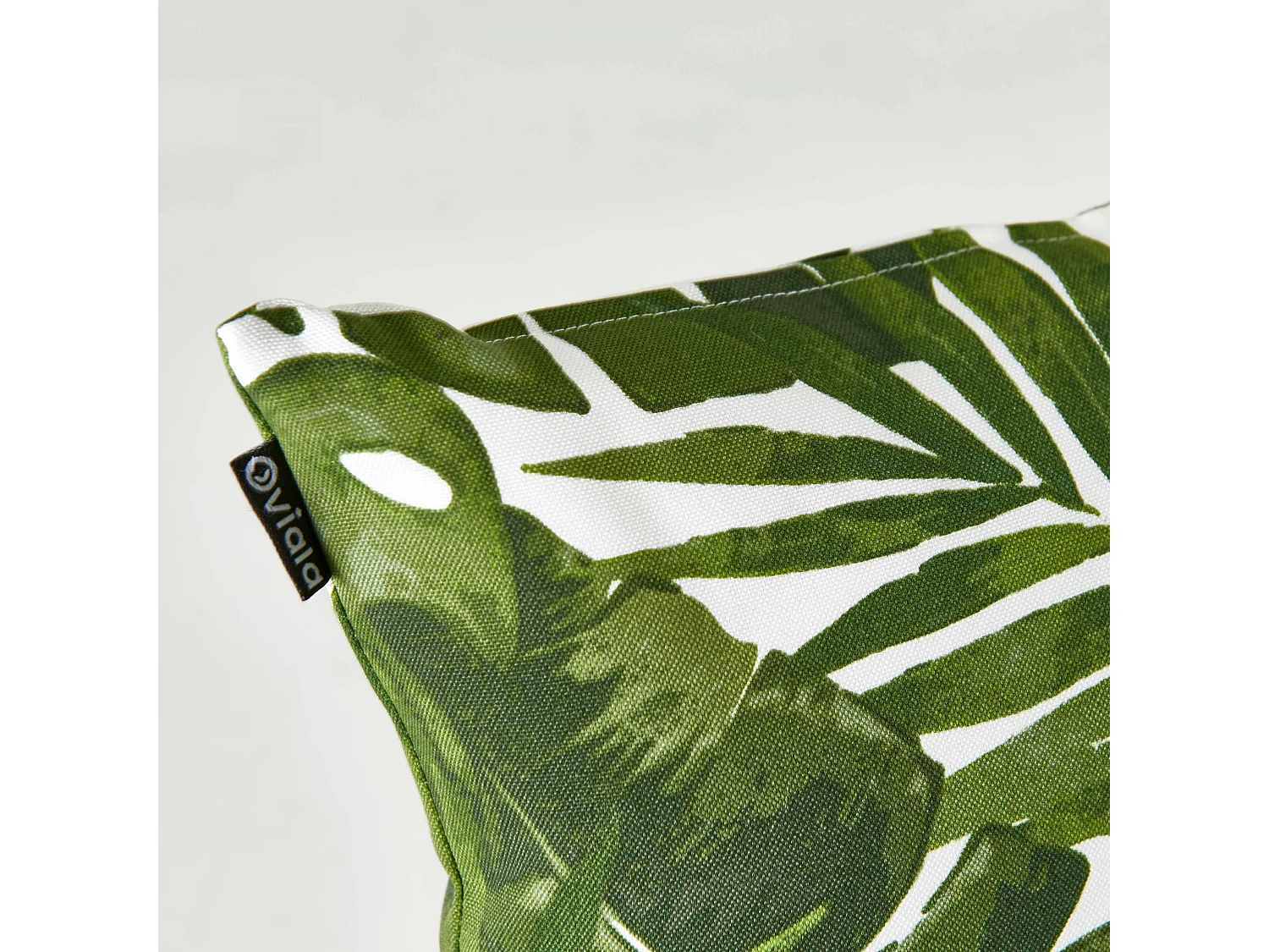 Lot de 2 coussins carrés polyester jungle 45x45x8 cm