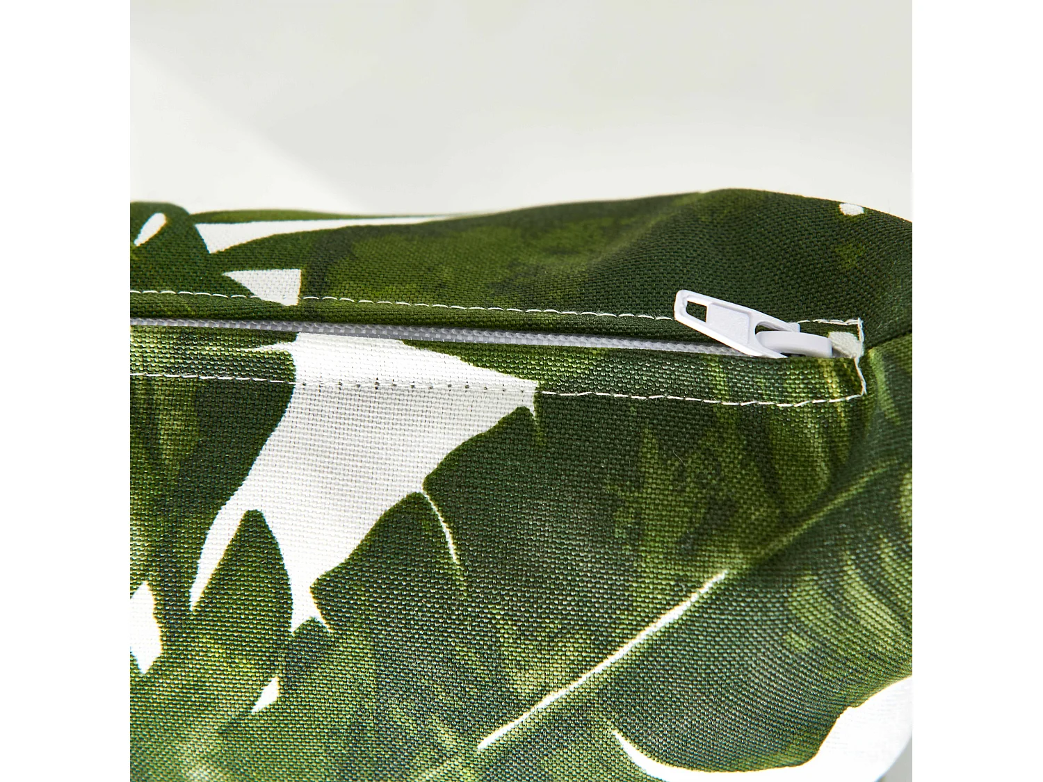 Lot de 2 coussins carrés polyester jungle 45x45x8 cm