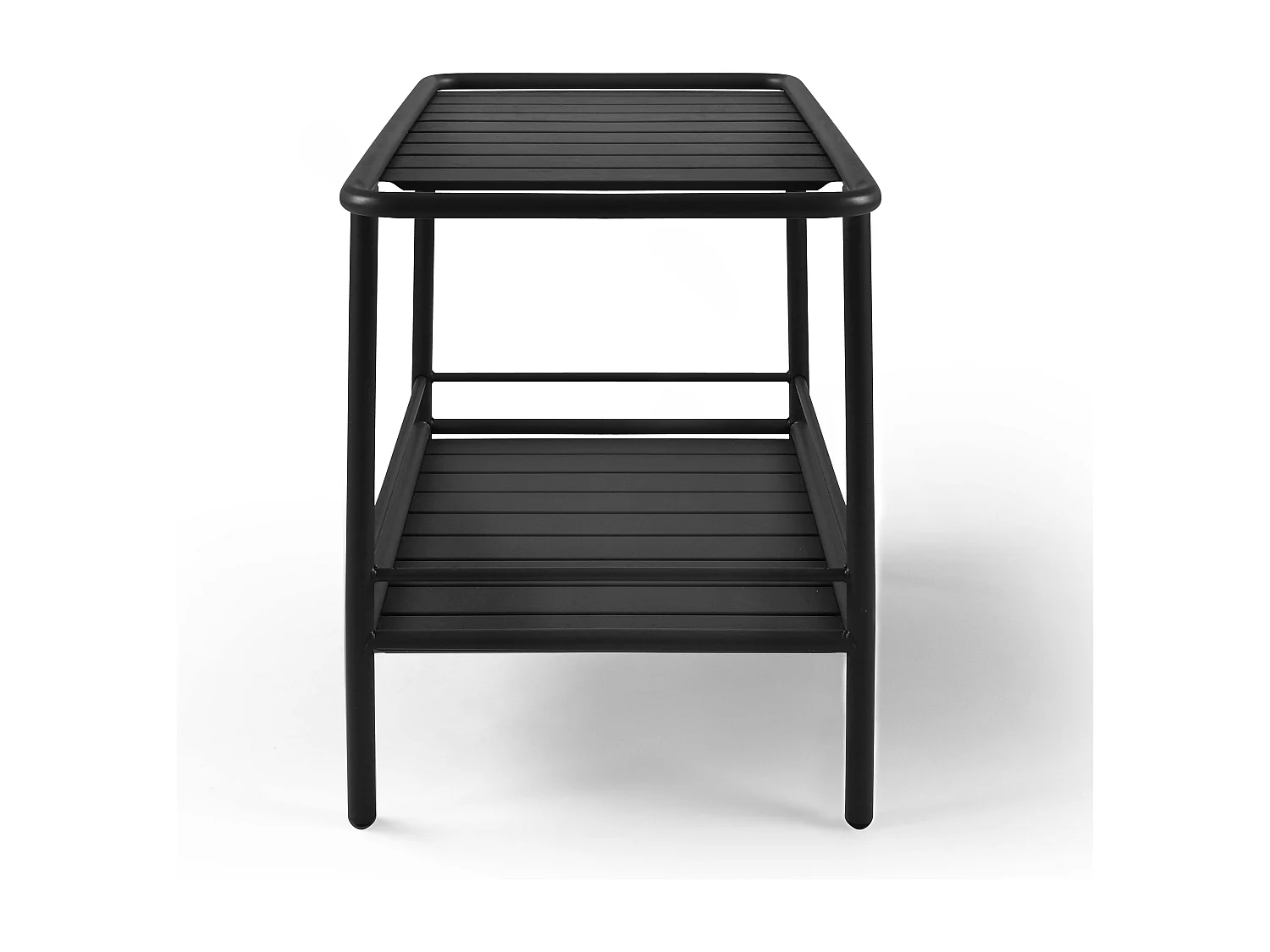 Desserte intérieur à roulettes en acier anthracite - Palavas