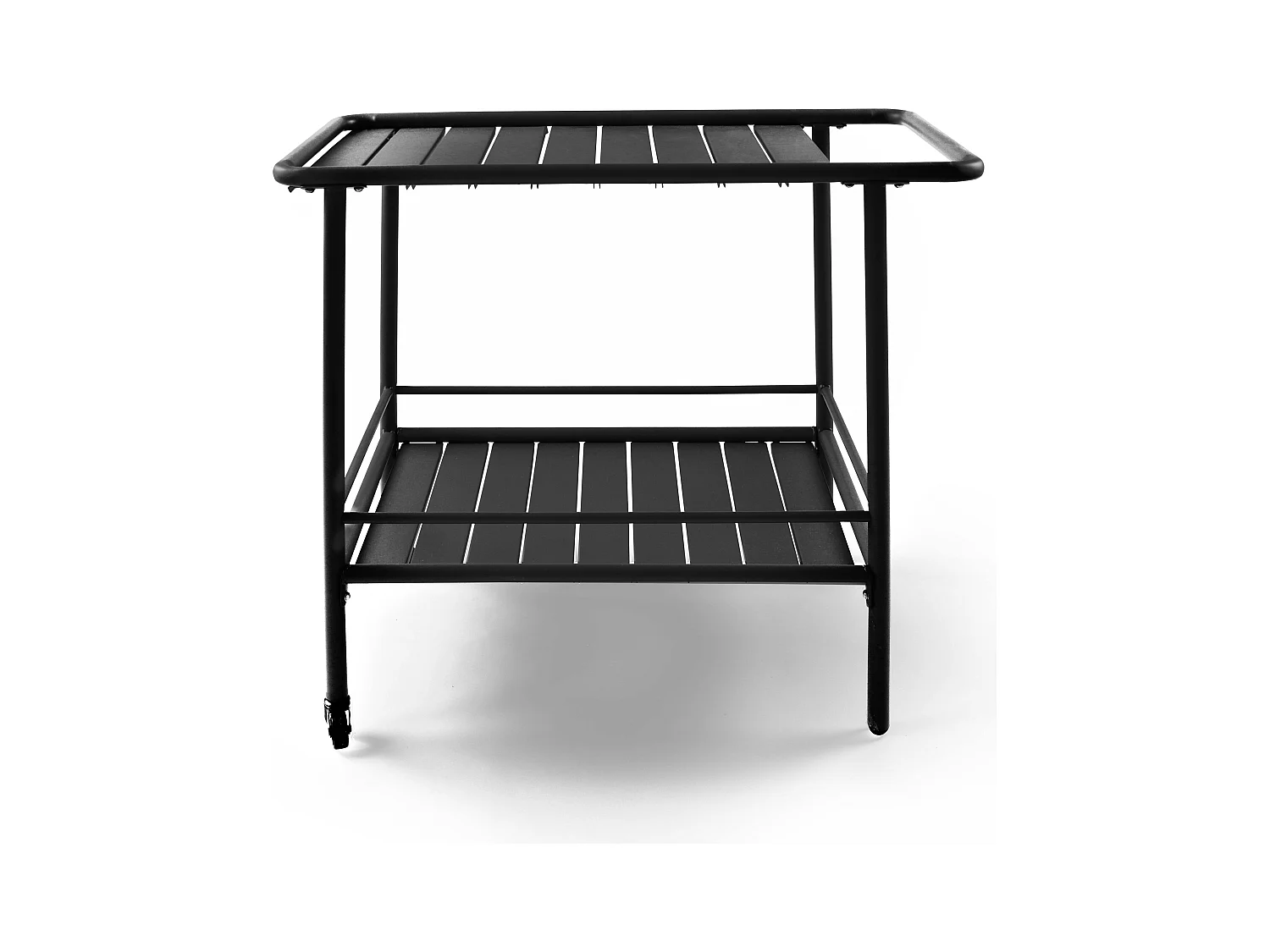 Desserte intérieur à roulettes en acier anthracite - Palavas