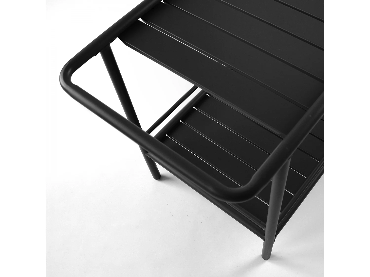 Desserte intérieur à roulettes en acier anthracite - Palavas