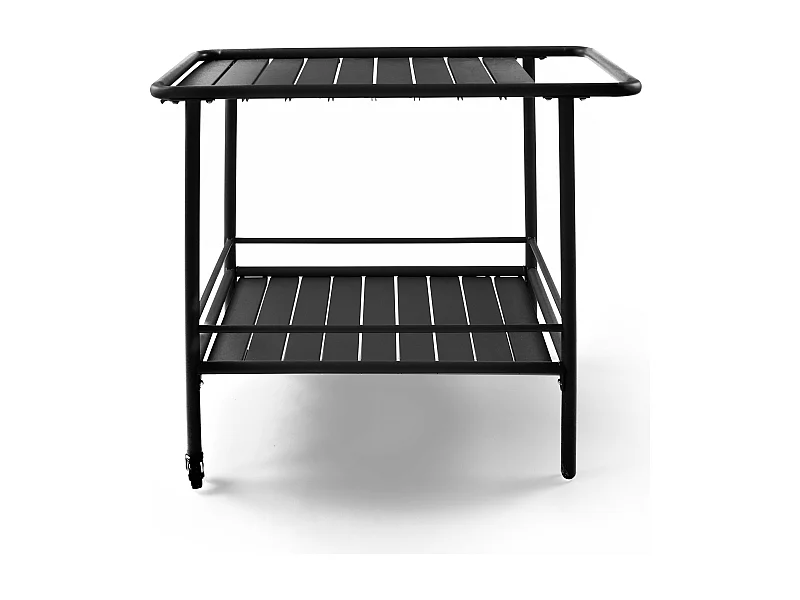 Desserte intérieur à roulettes en acier anthracite - Palavas