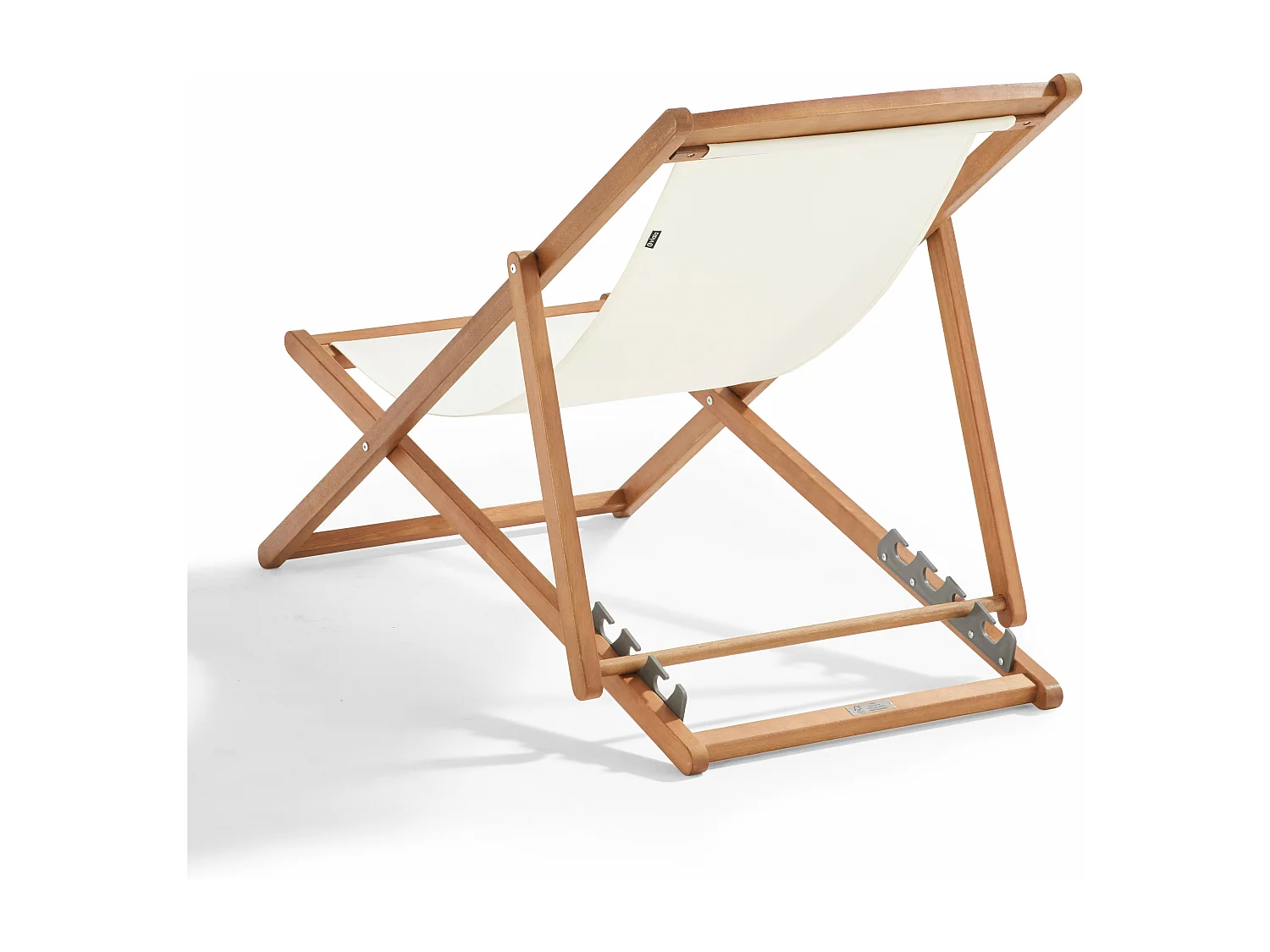 Lot de 2 chiliennes eucalyptus blanc