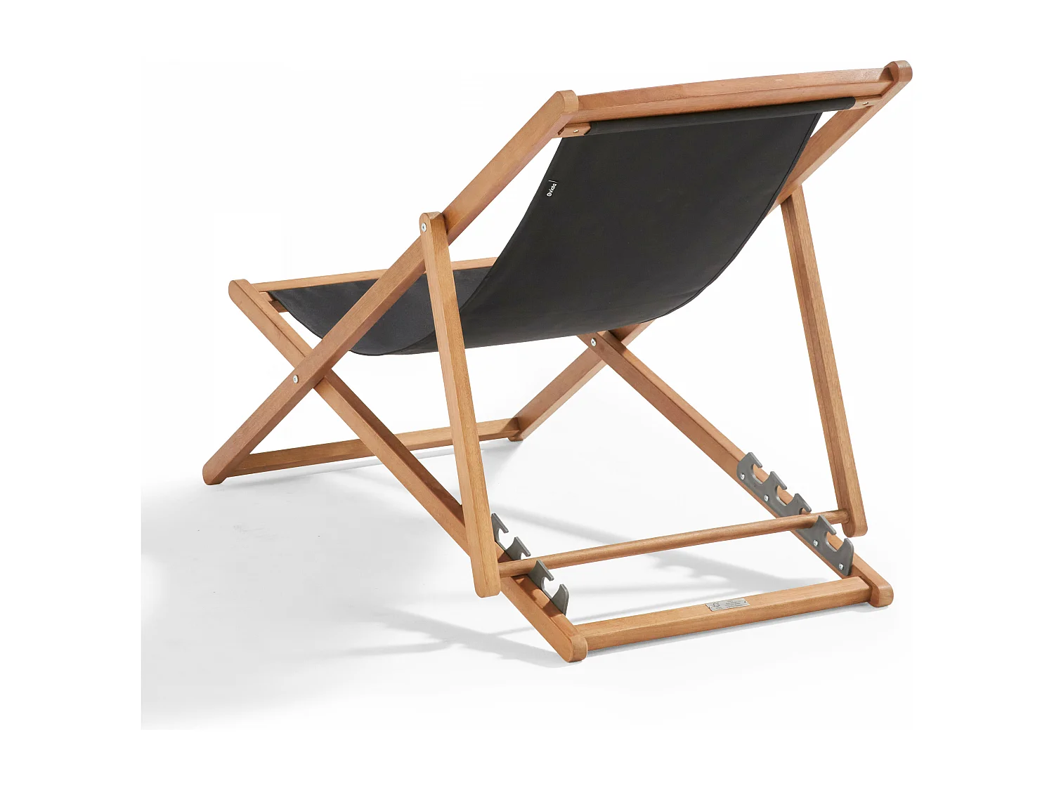 Lot de 2 chiliennes eucalyptus noir