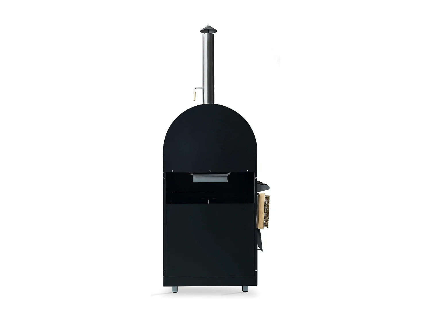 Meuble four à pizza pour cuisine d'extérieure