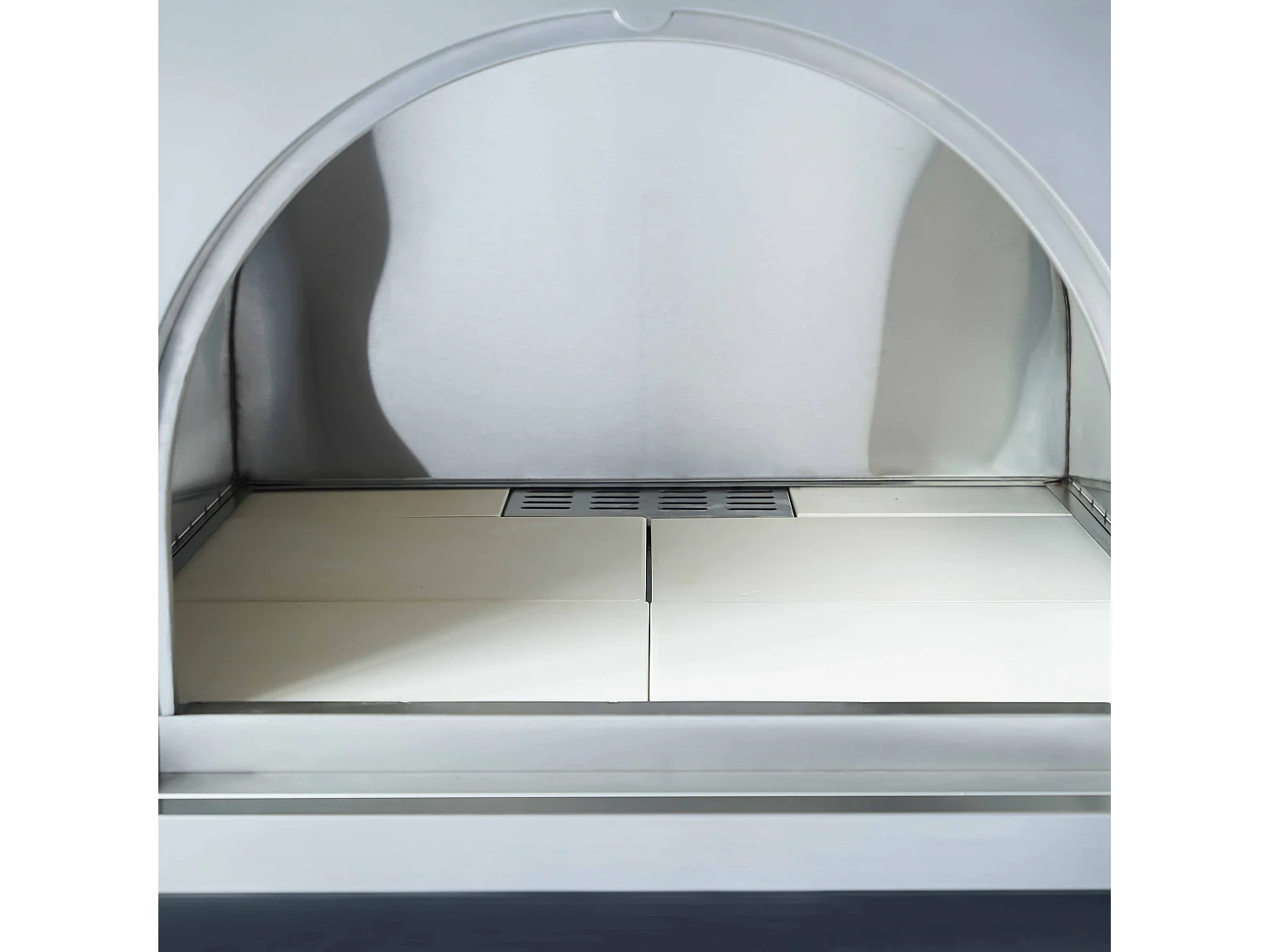 Meuble four à pizza pour cuisine d'extérieure