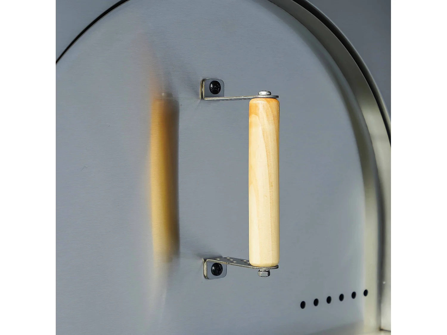 Meuble four à pizza pour cuisine d'extérieure