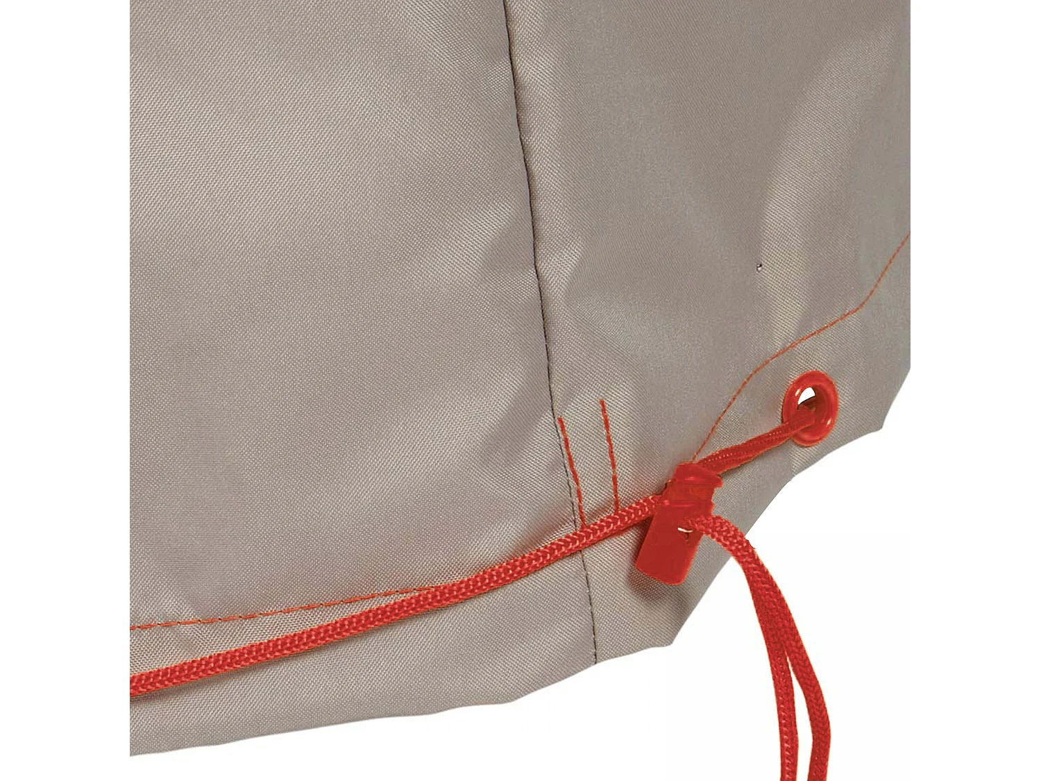 Housse pour barbecue plancha polyester taupe 102x46x92 cm