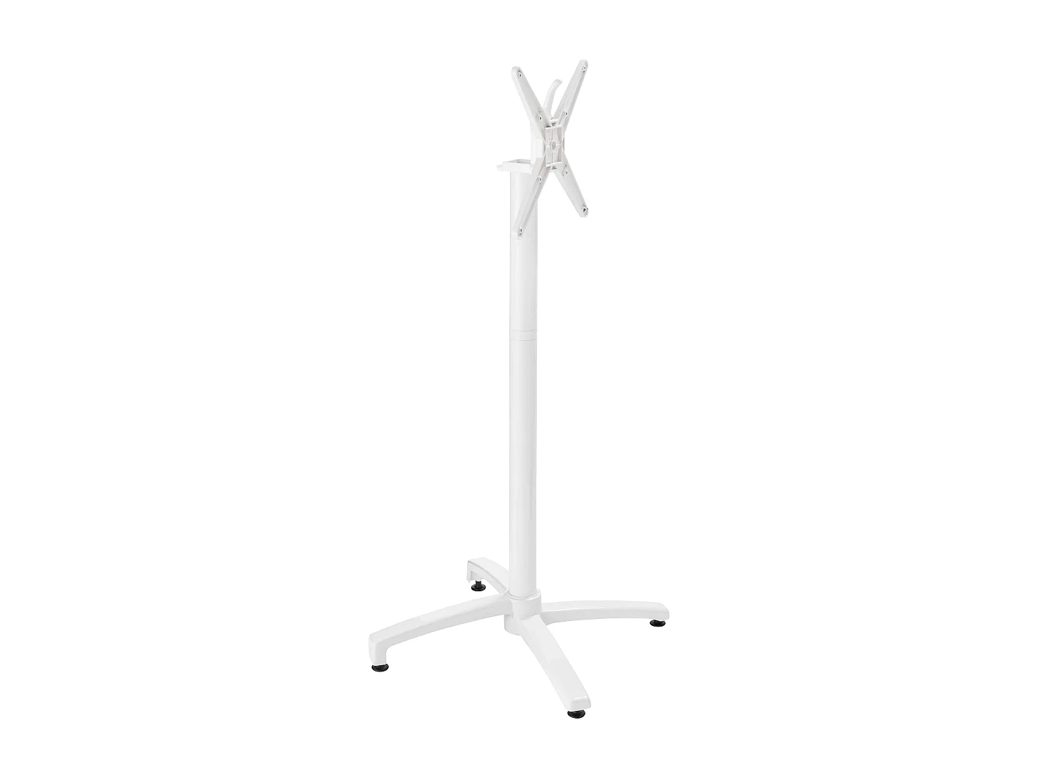 Pied pour table avec système inclinable 108cm en aluminium blanc Klipo