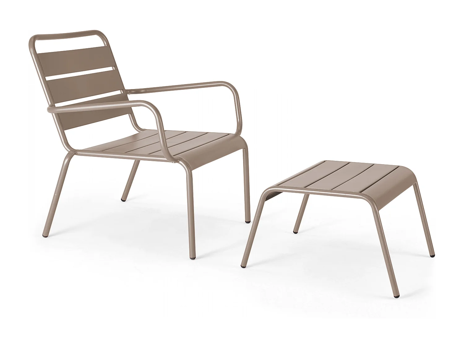 Repose pied en métal taupe - Palavas