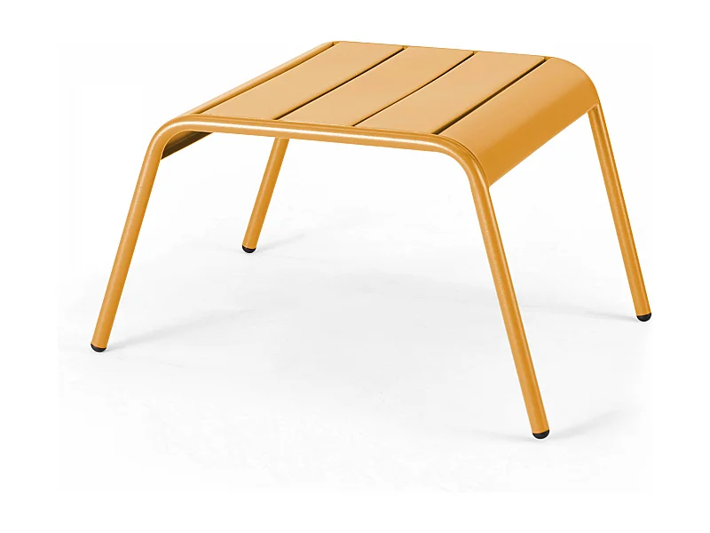 Repose pied en métal jaune - Palavas