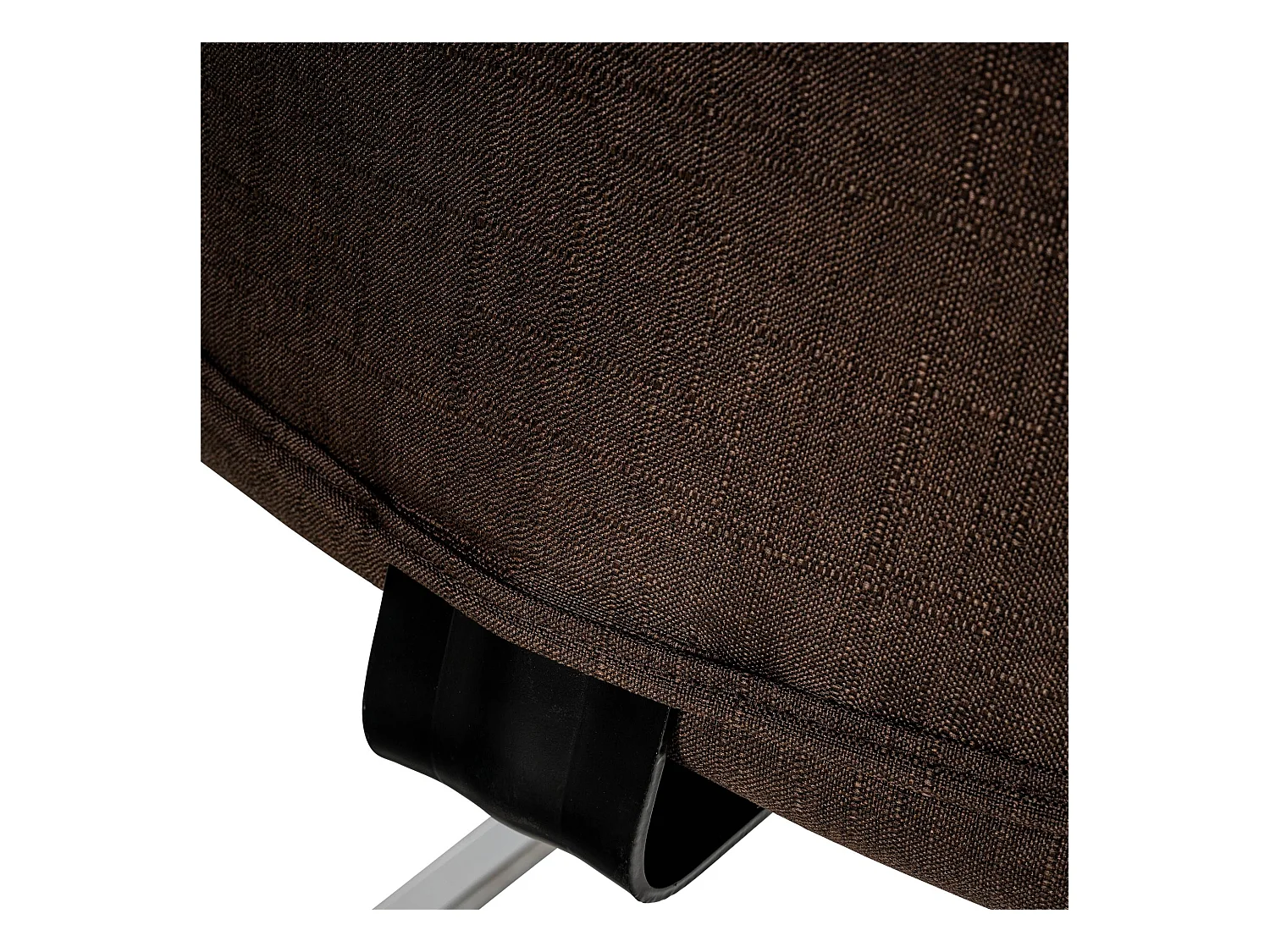 Lot de 2  chaises oscillantes - Tissu - Marron - Hobart