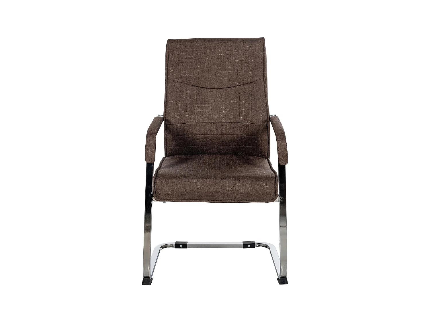Lot de 2  chaises oscillantes - Tissu - Marron - Hobart