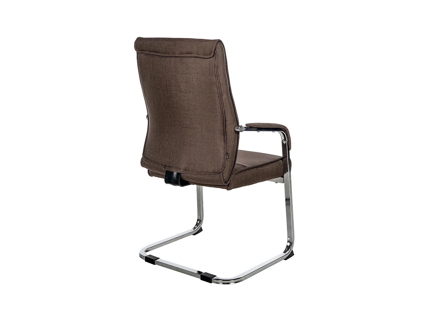 Lot de 2  chaises oscillantes - Tissu - Marron - Hobart