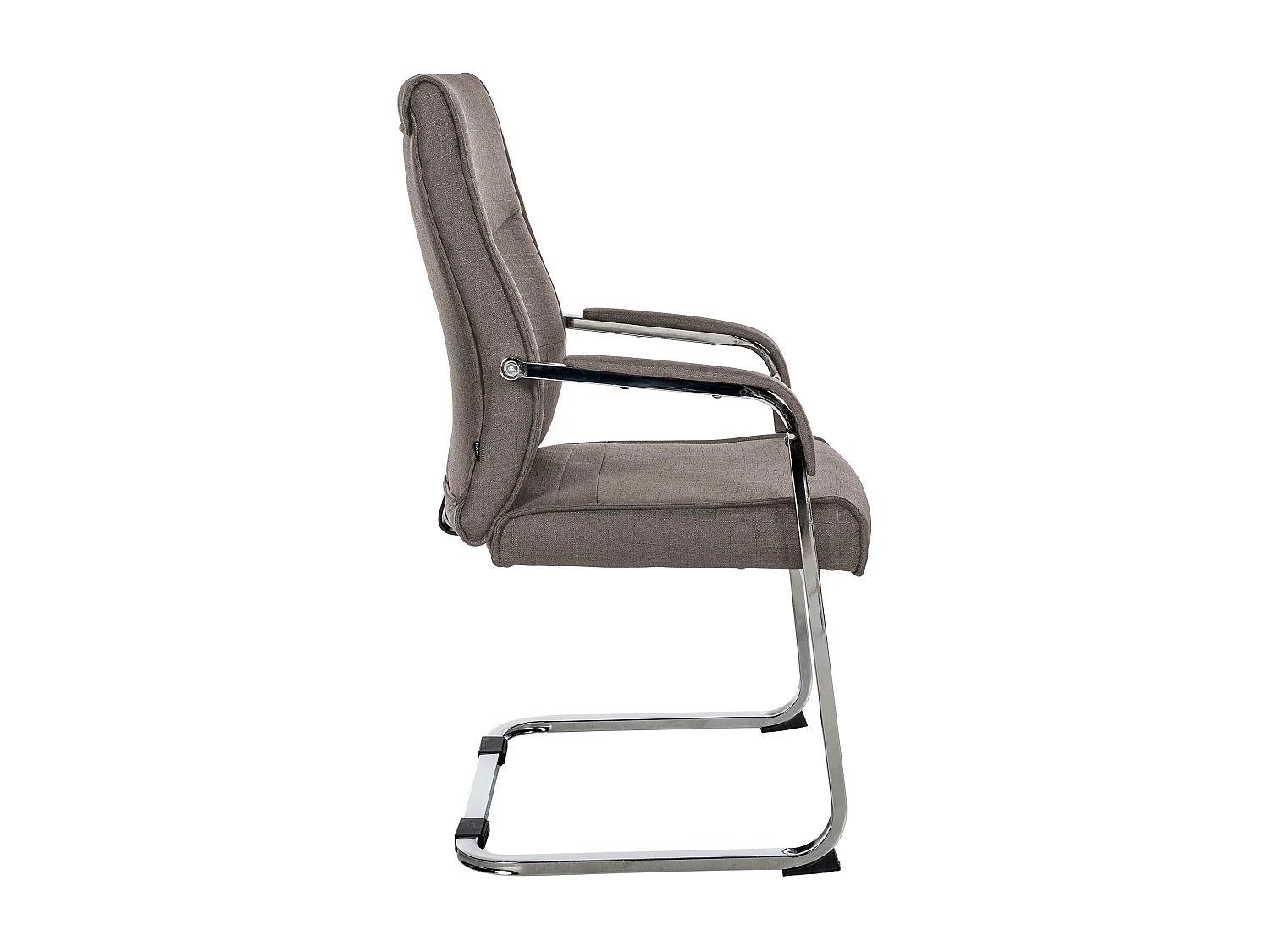 Lot de 2  chaises oscillantes - Tissu - Gris foncé - Hobart