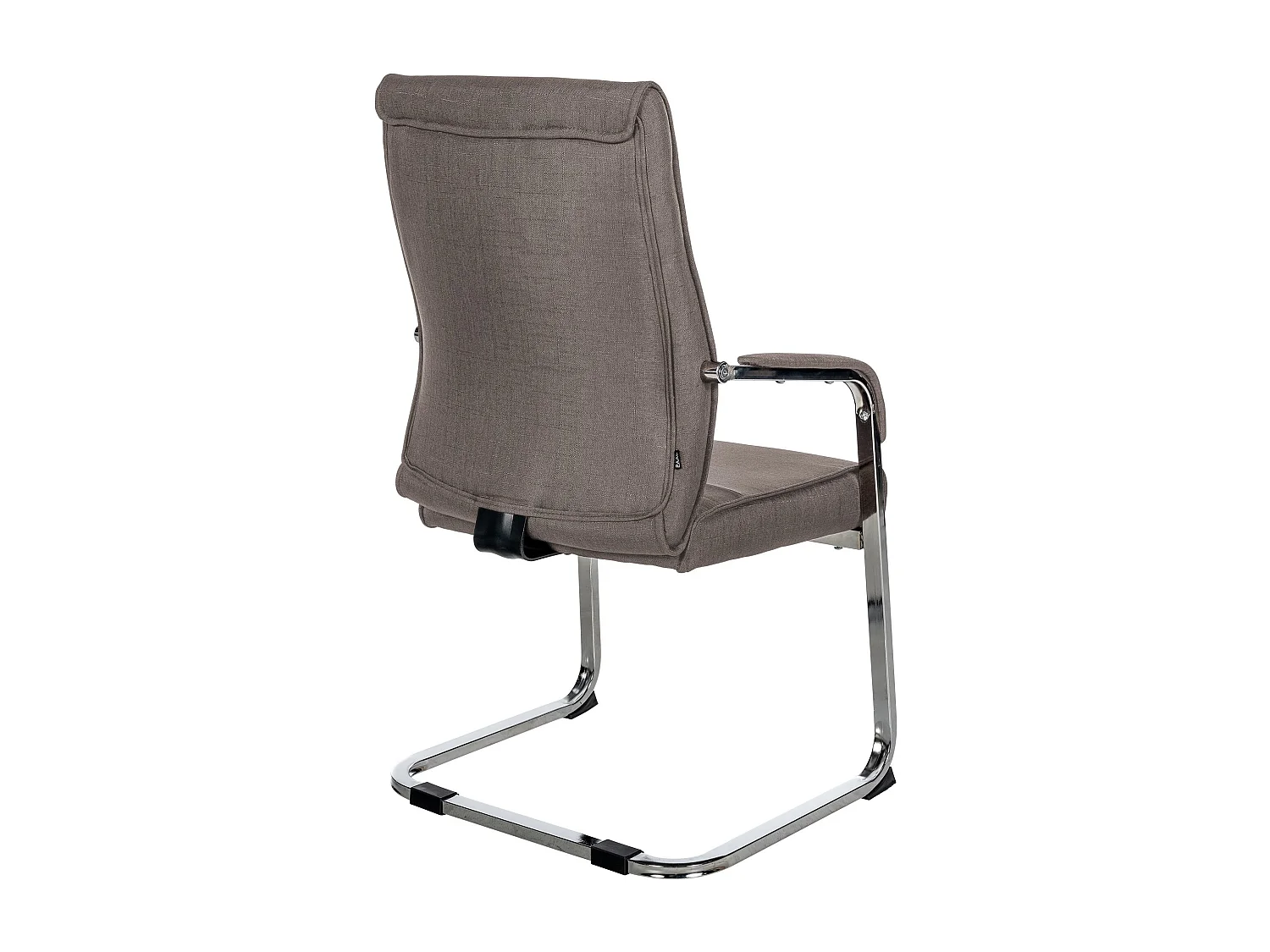 Lot de 2  chaises oscillantes - Tissu - Gris foncé - Hobart
