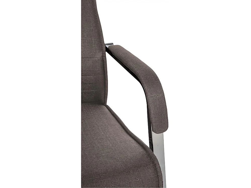 Lot de 2  chaises oscillantes - Tissu - Gris foncé - Hobart