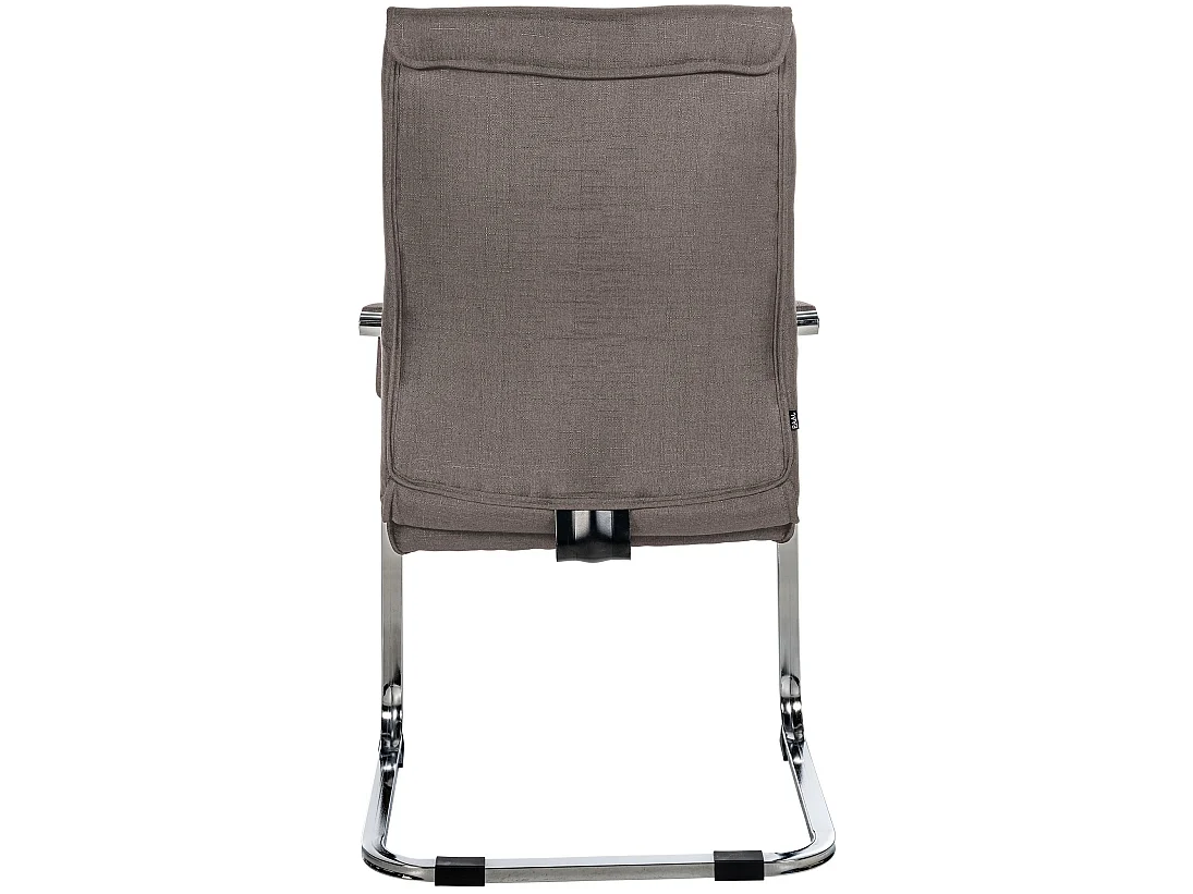 Lot de 2  chaises oscillantes - Tissu - Gris foncé - Hobart