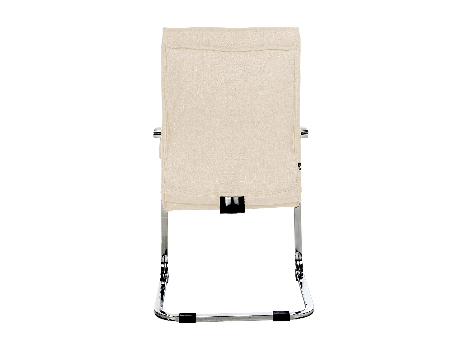 Lot de 2  chaises oscillantes - Tissu - Crème - Hobart