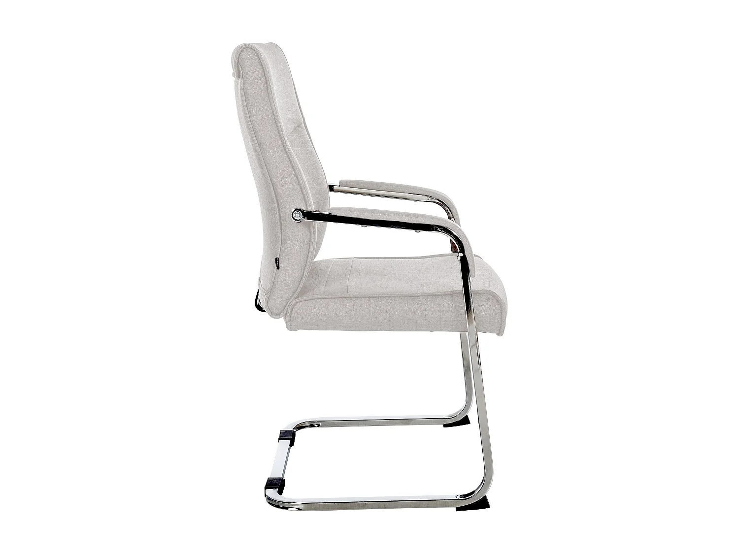 Lot de 2  chaises oscillantes - Tissu - Gris - Hobart