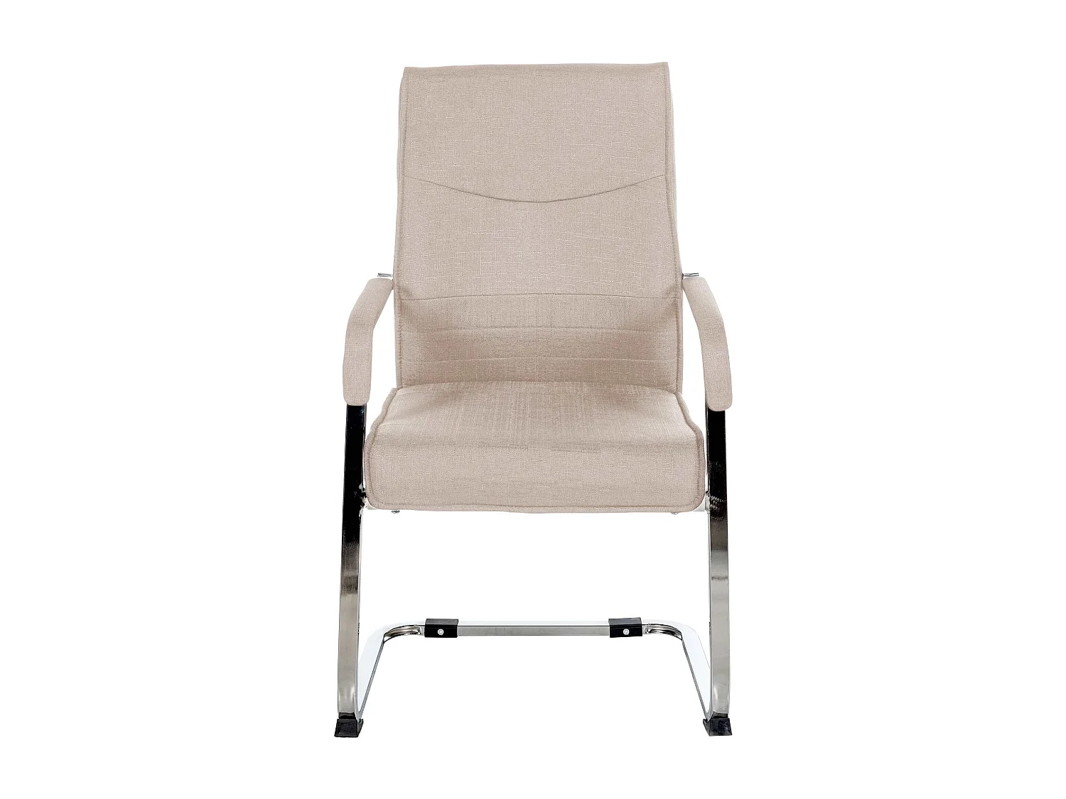 Lot de 2  chaises oscillantes - Tissu - Taupe - Hobart