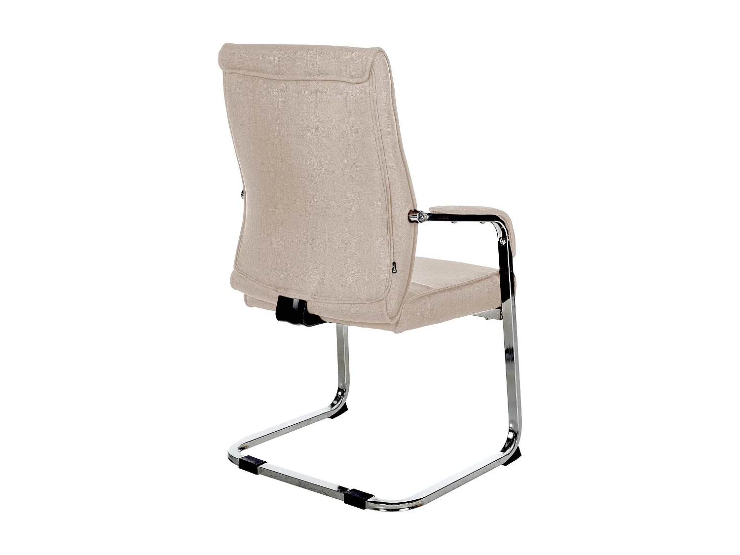 Lot de 2  chaises oscillantes - Tissu - Taupe - Hobart