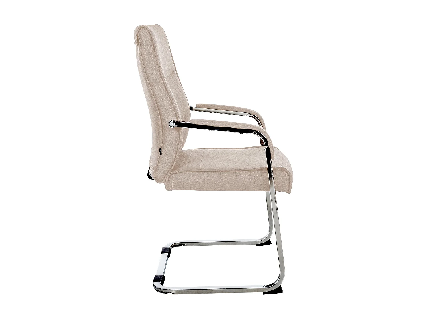 Lot de 2  chaises oscillantes - Tissu - Taupe - Hobart