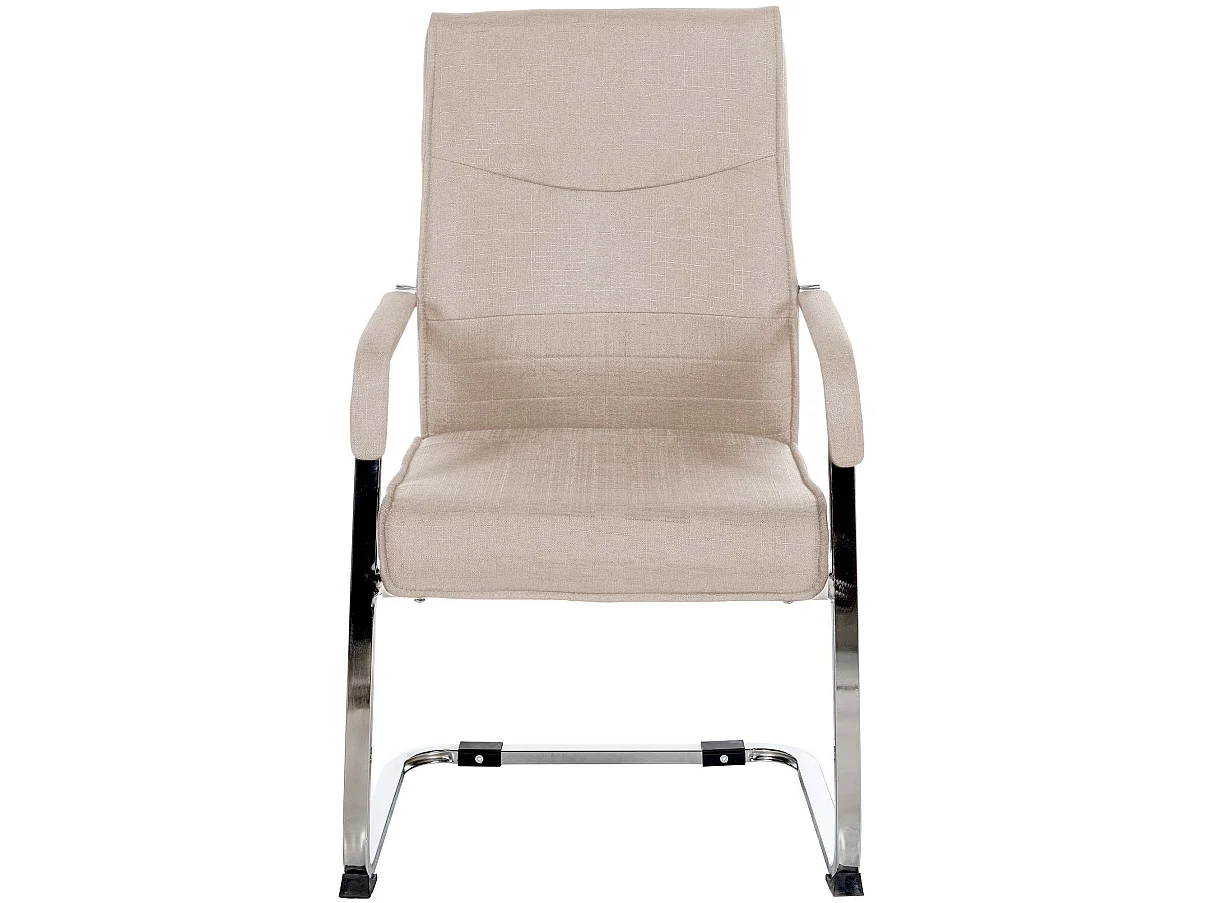 Lot de 2  chaises oscillantes - Tissu - Taupe - Hobart