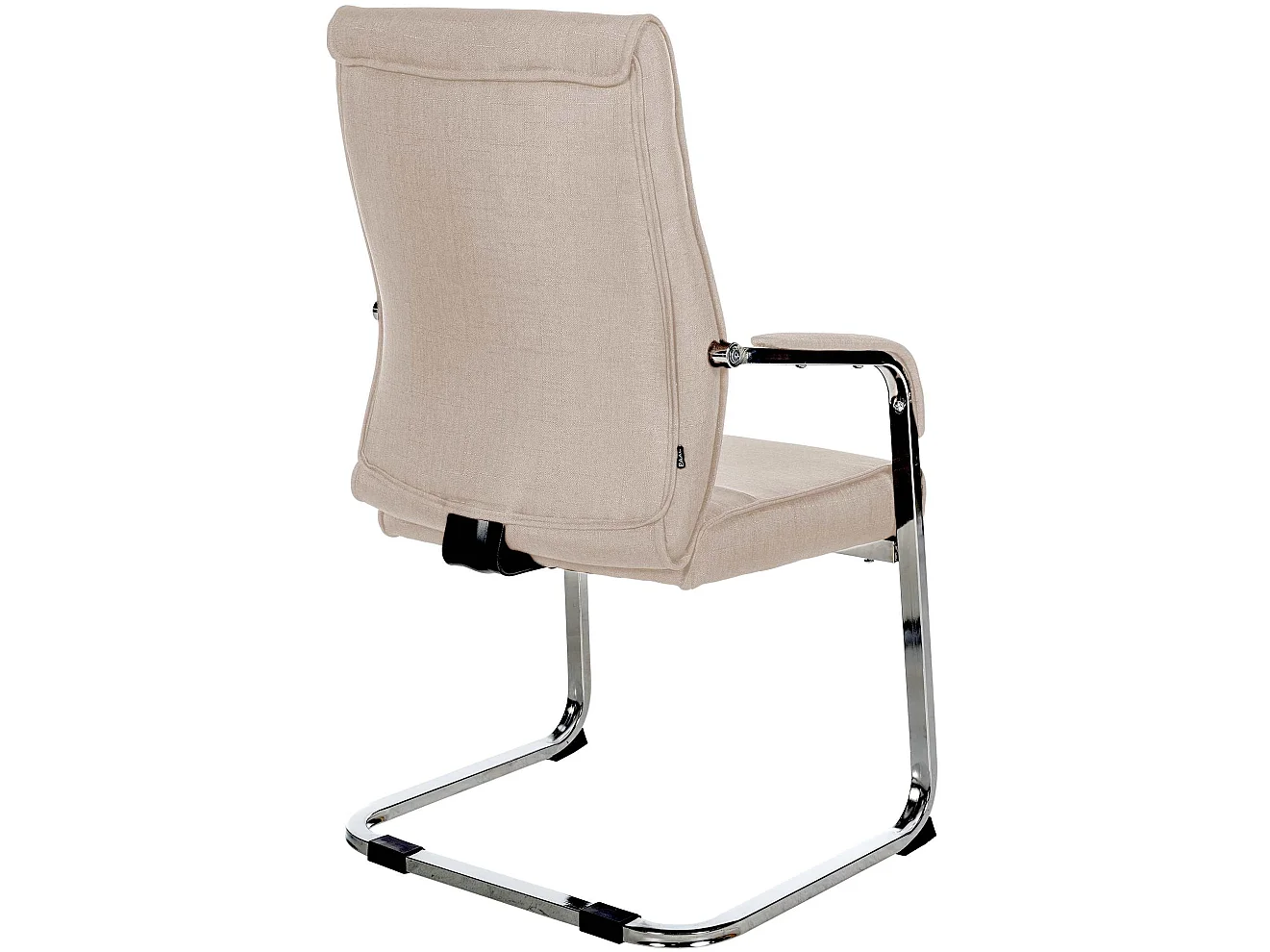 Lot de 2  chaises oscillantes - Tissu - Taupe - Hobart