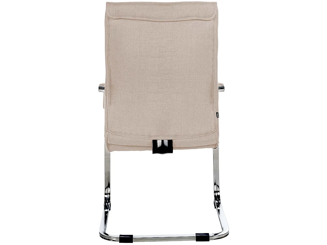 Lot de 2  chaises oscillantes - Tissu - Taupe - Hobart