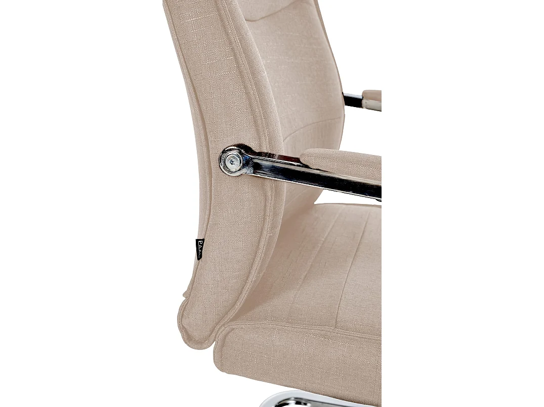 Lot de 2  chaises oscillantes - Tissu - Taupe - Hobart