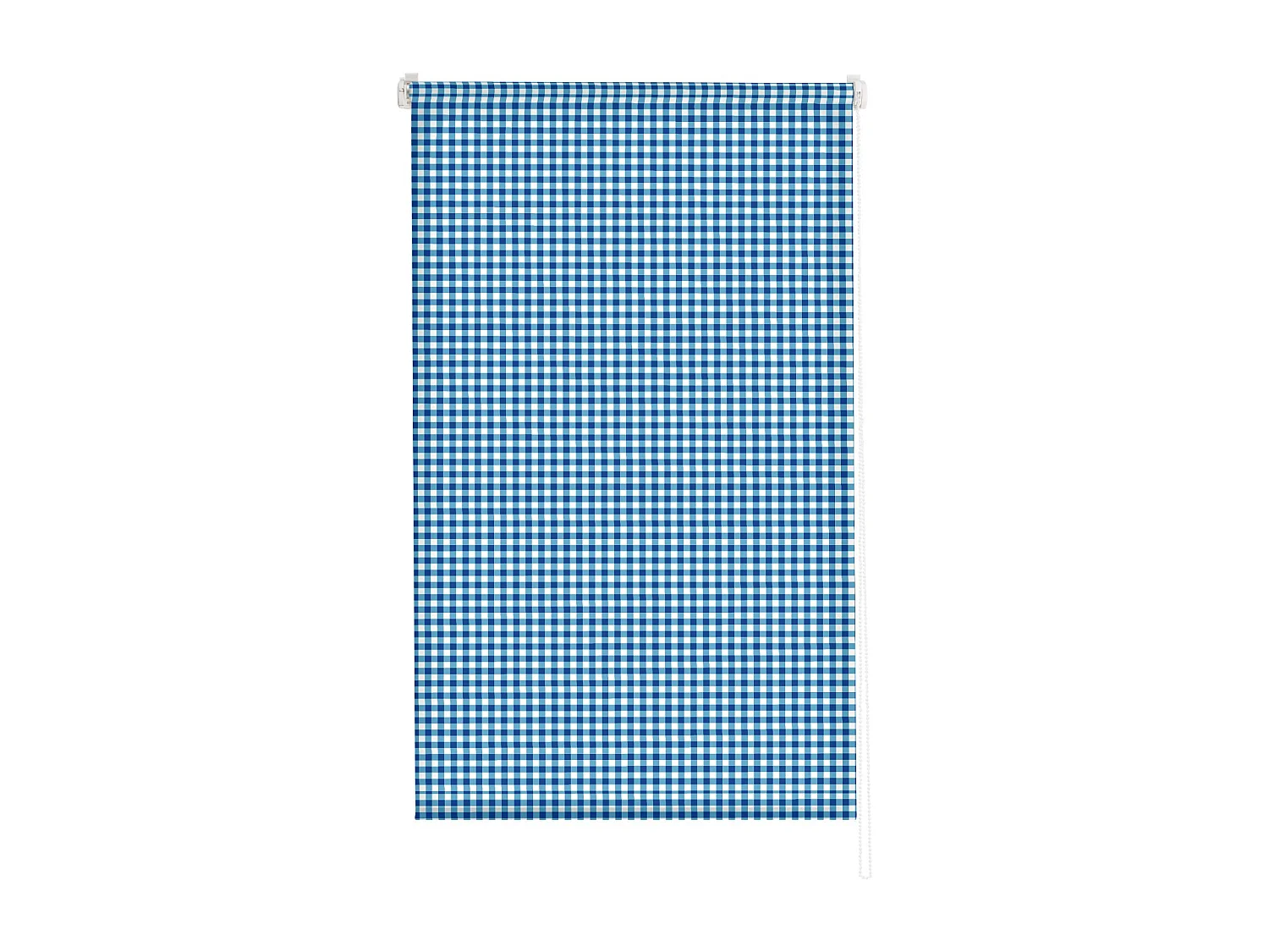 ESTORALIS | Estores Personalizados de COCINA | 100 x 180 cm (Ancho por Alto) Tamaño de Tela 97 x 175 cm | Modelo Vichy-2 Color Azul