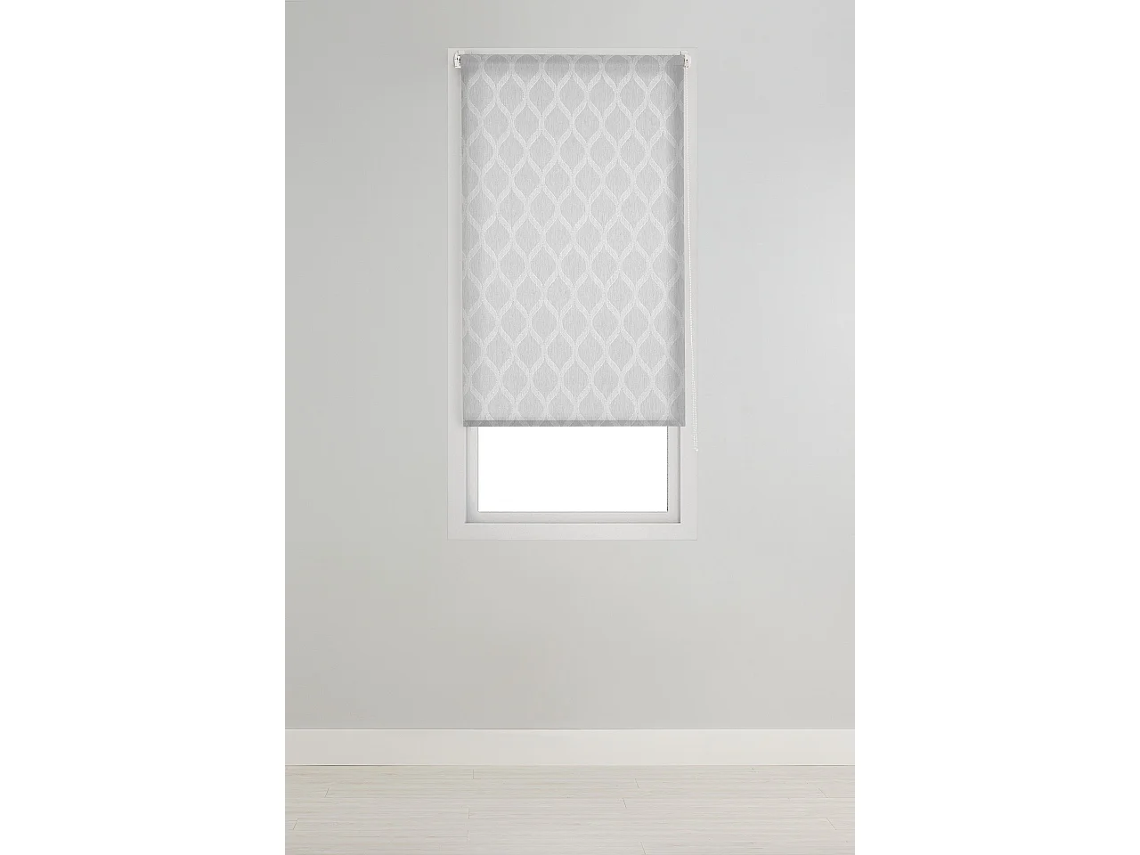 ESTORALIS | Estor Enrollable Translúcido de Visillo | 110 x 255 cm (Ancho por Alto) Tamaño de Tela 107 x 250 cm | Modelo DAVOS Color Gris