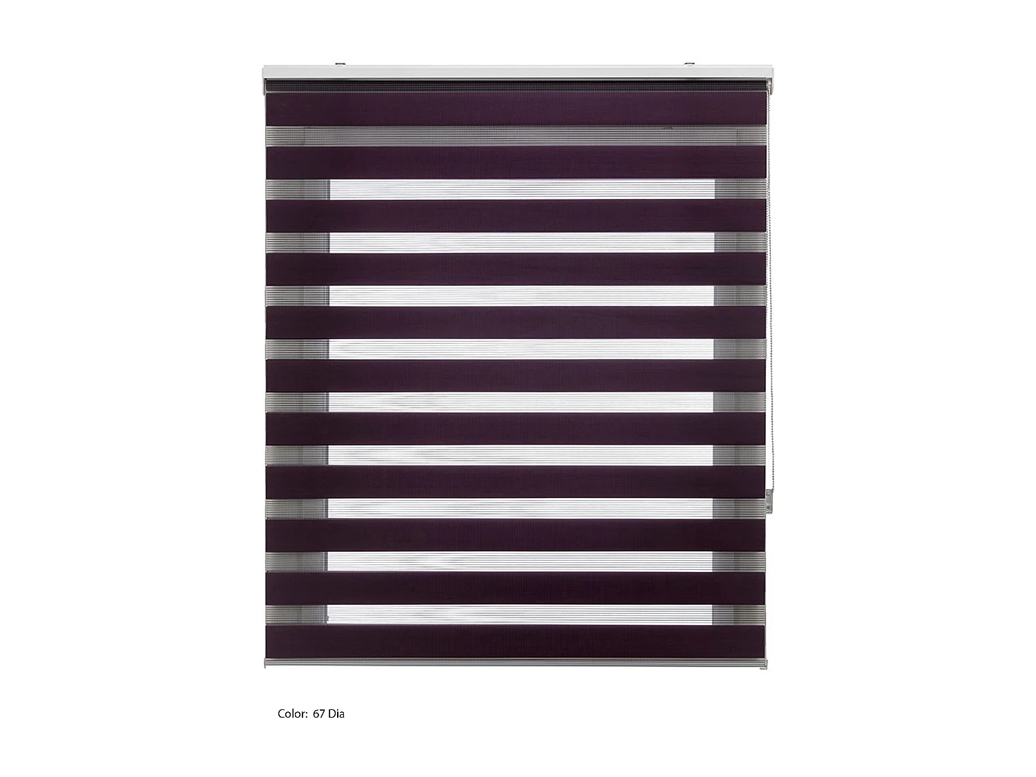 ESTORALIS | Estor Enrollable NOCHE y DIA | 105 x 180 cm (Ancho por Alto) Tamaño de Tela 102 x 175 cm | Modelo SHAE Color Violeta