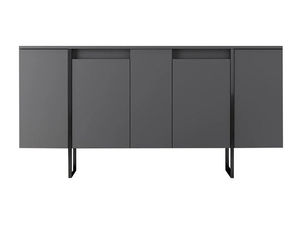 Sideboard 4 Türen mit Regalen B160 cm - LUXE