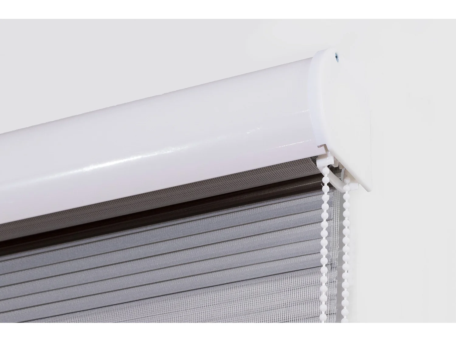 ESTORALIS | Estor Enrollable NOCHE y DIA | 120 x 255 cm (Ancho por Alto) Tamaño de Tela 117 x 250 cm | Modelo SAMWELL Color Gris